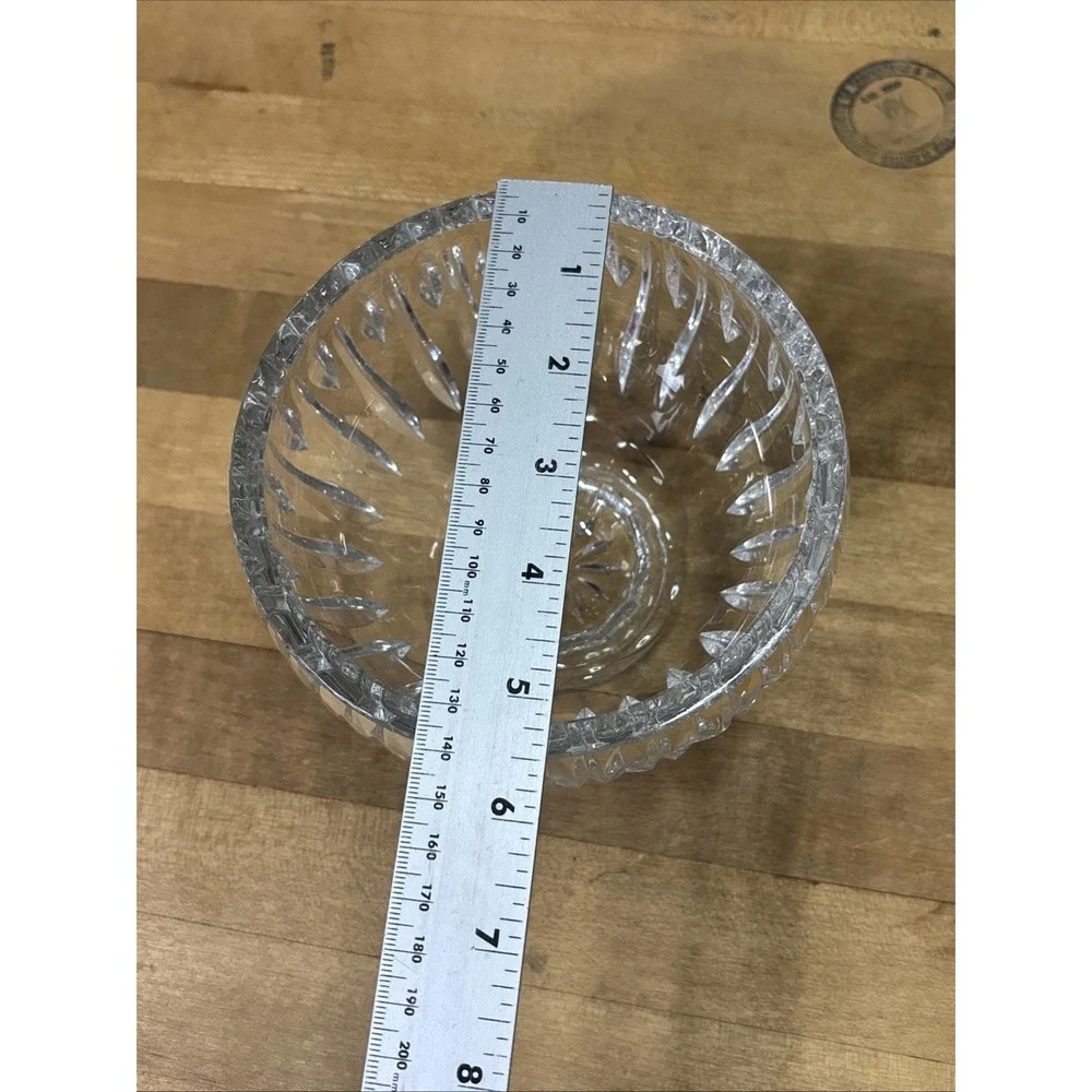 Vintage Marquis by Waterford Crystal Footed Bowl Made in Poland Original Sticker